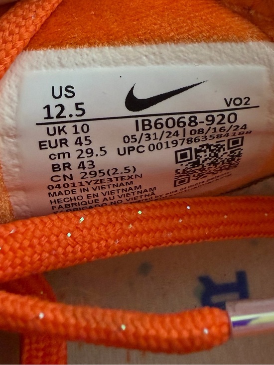 Nike Kids Slip-On Sneakers - Purple, Teal & Orange size 12.5 new W / out tags main image 5